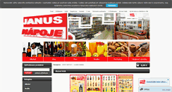 Desktop Screenshot of janusnapoje.sk